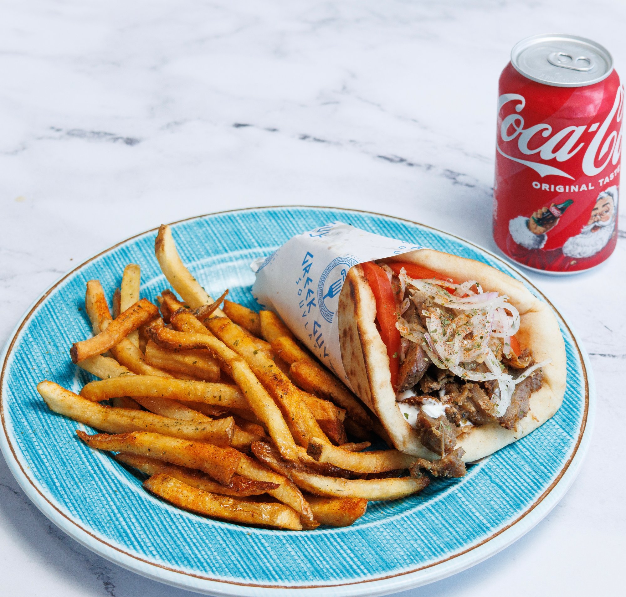 TRADITIONAL GREEK GYRO PITA COMBO