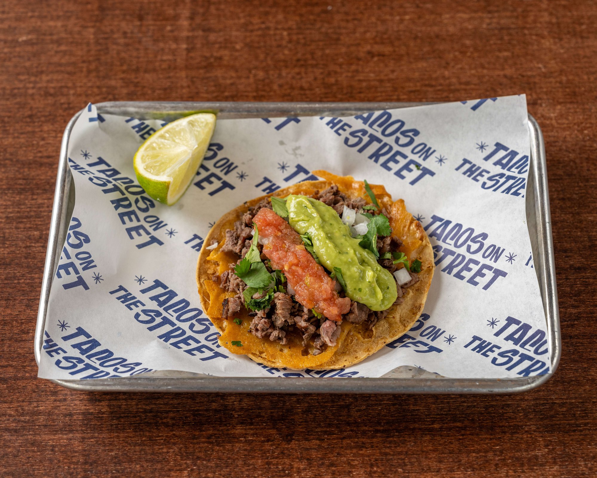 Carne Asada Tostada.