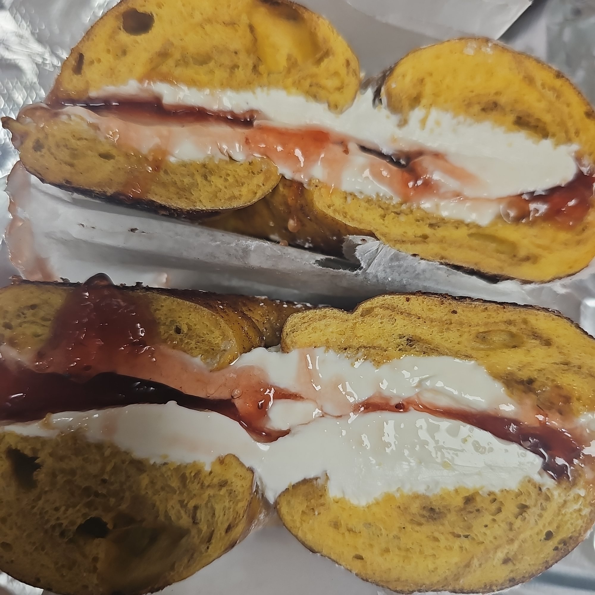 Bagel With Butter & Jelly