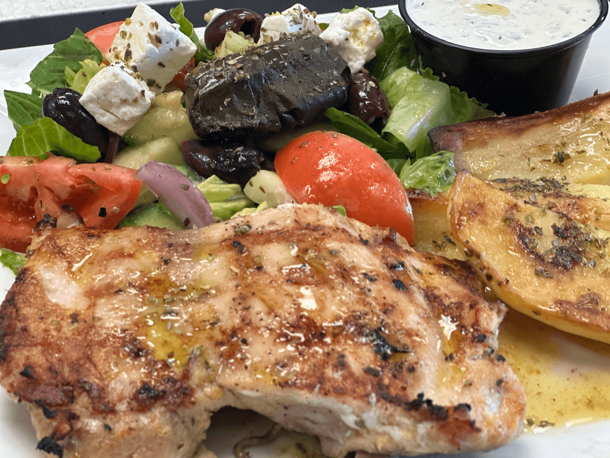 Grilled Chicken Breast Platter