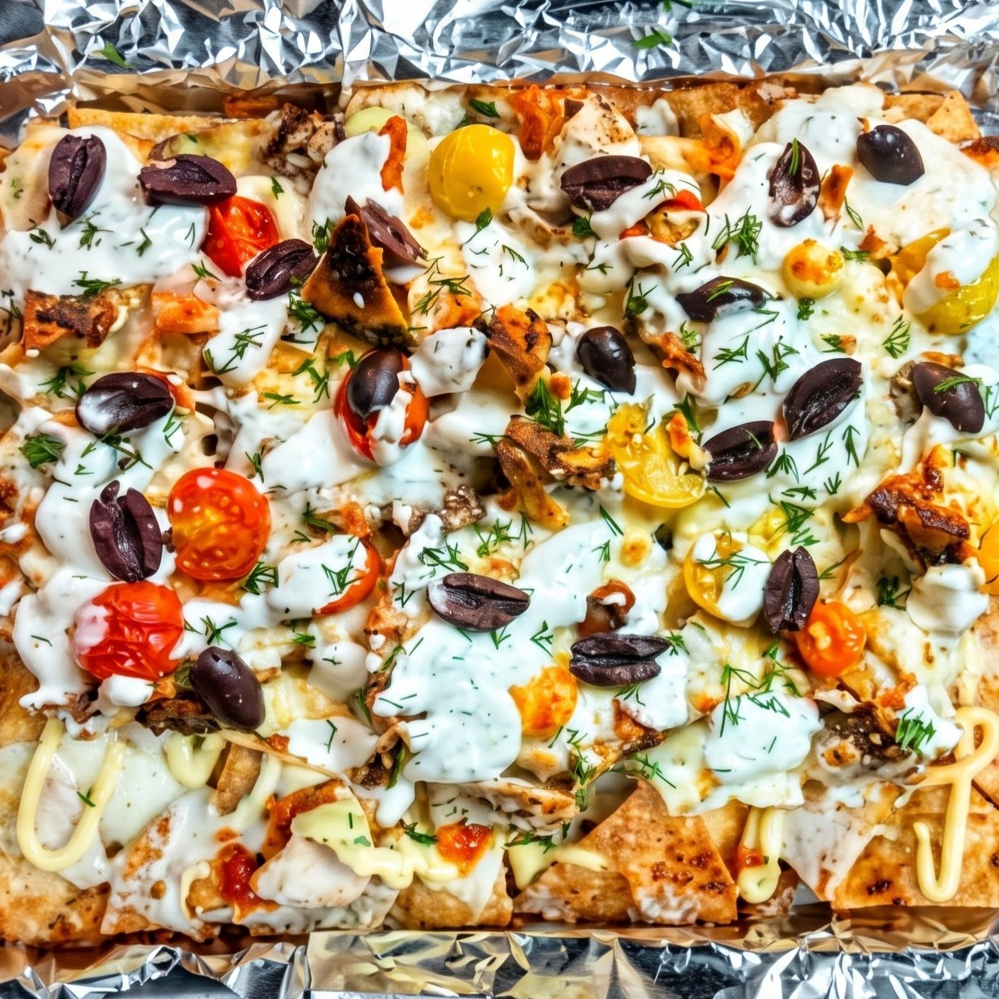 Greek Gyro Nachos