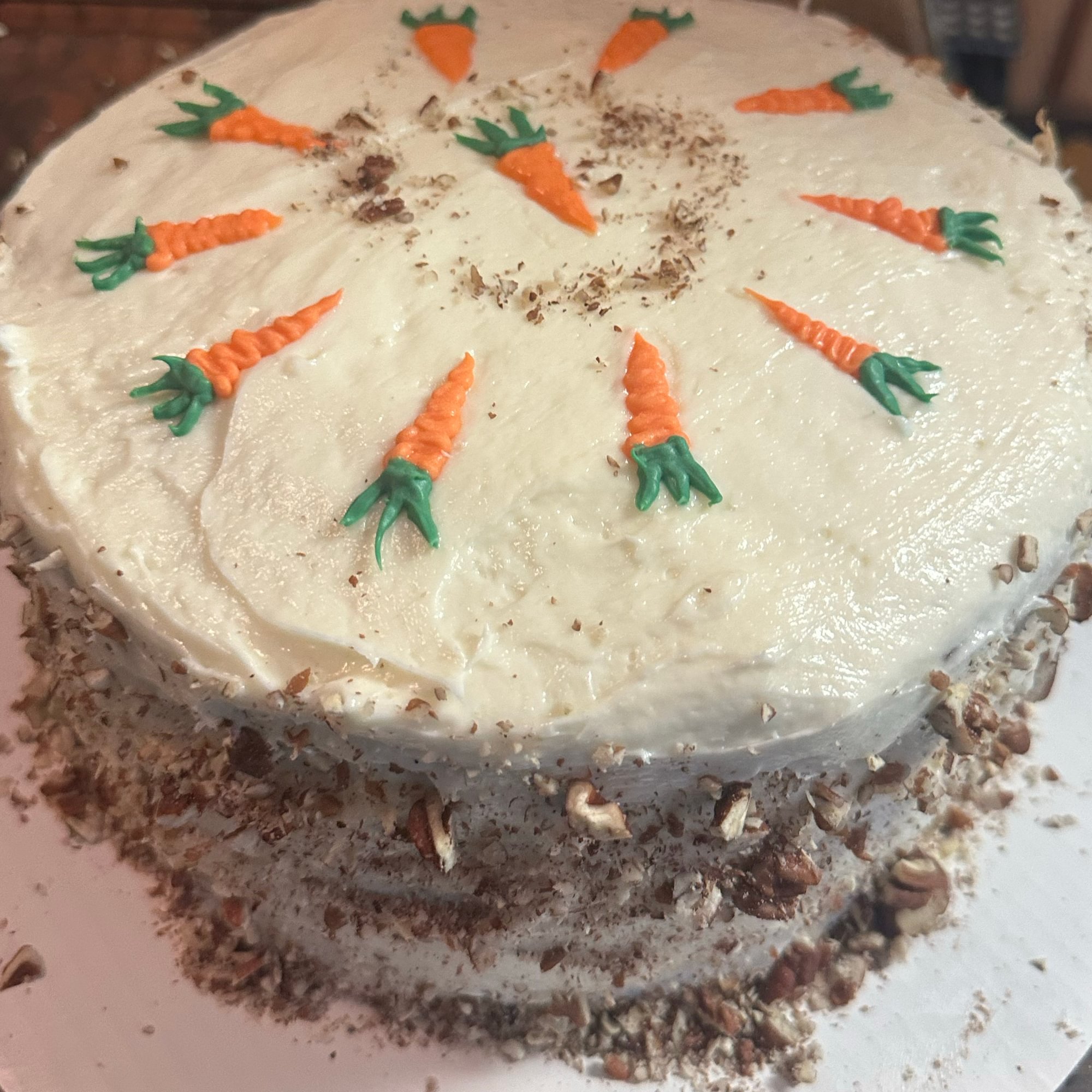 Homemade Carrot Cake Slice