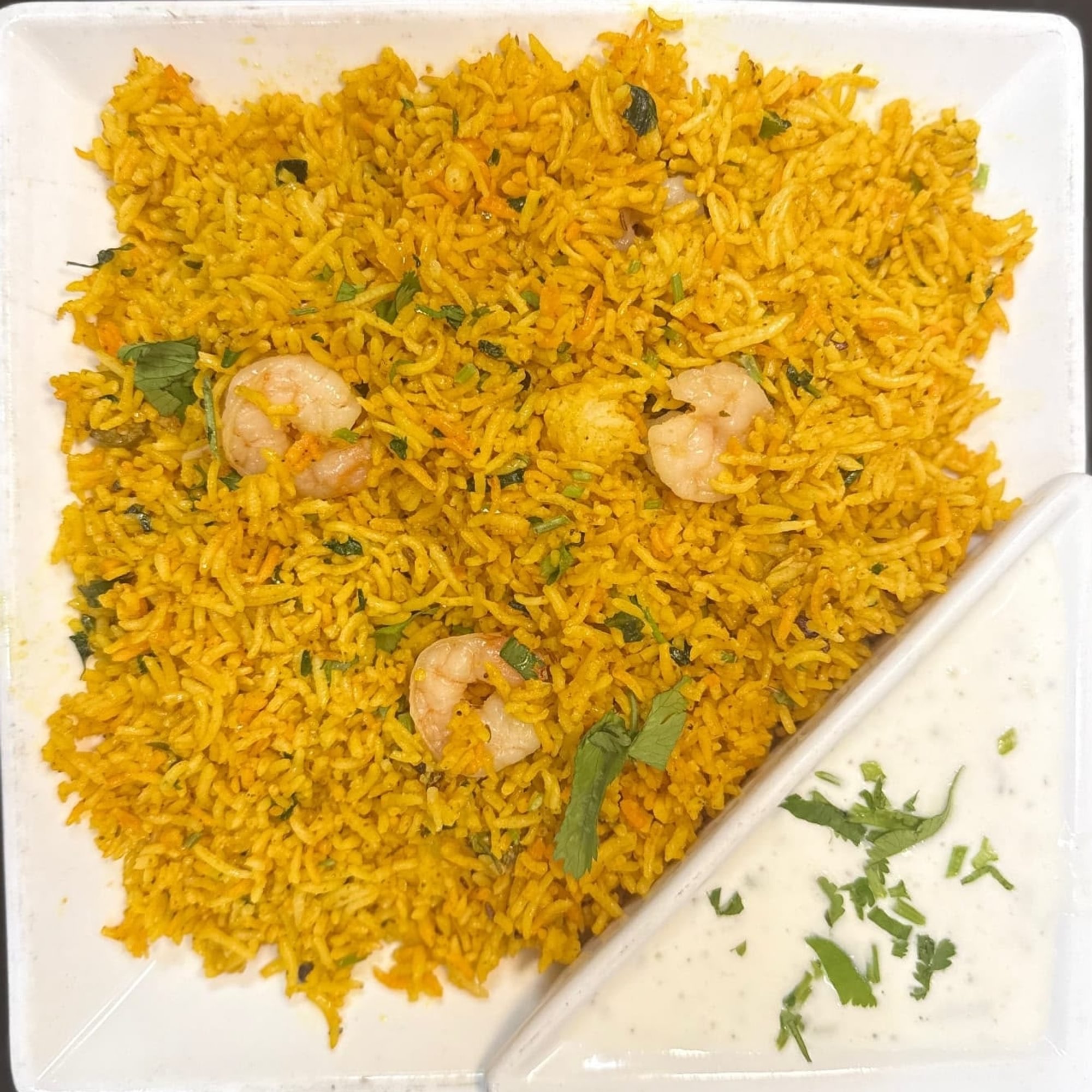 Shrimp Biryanis