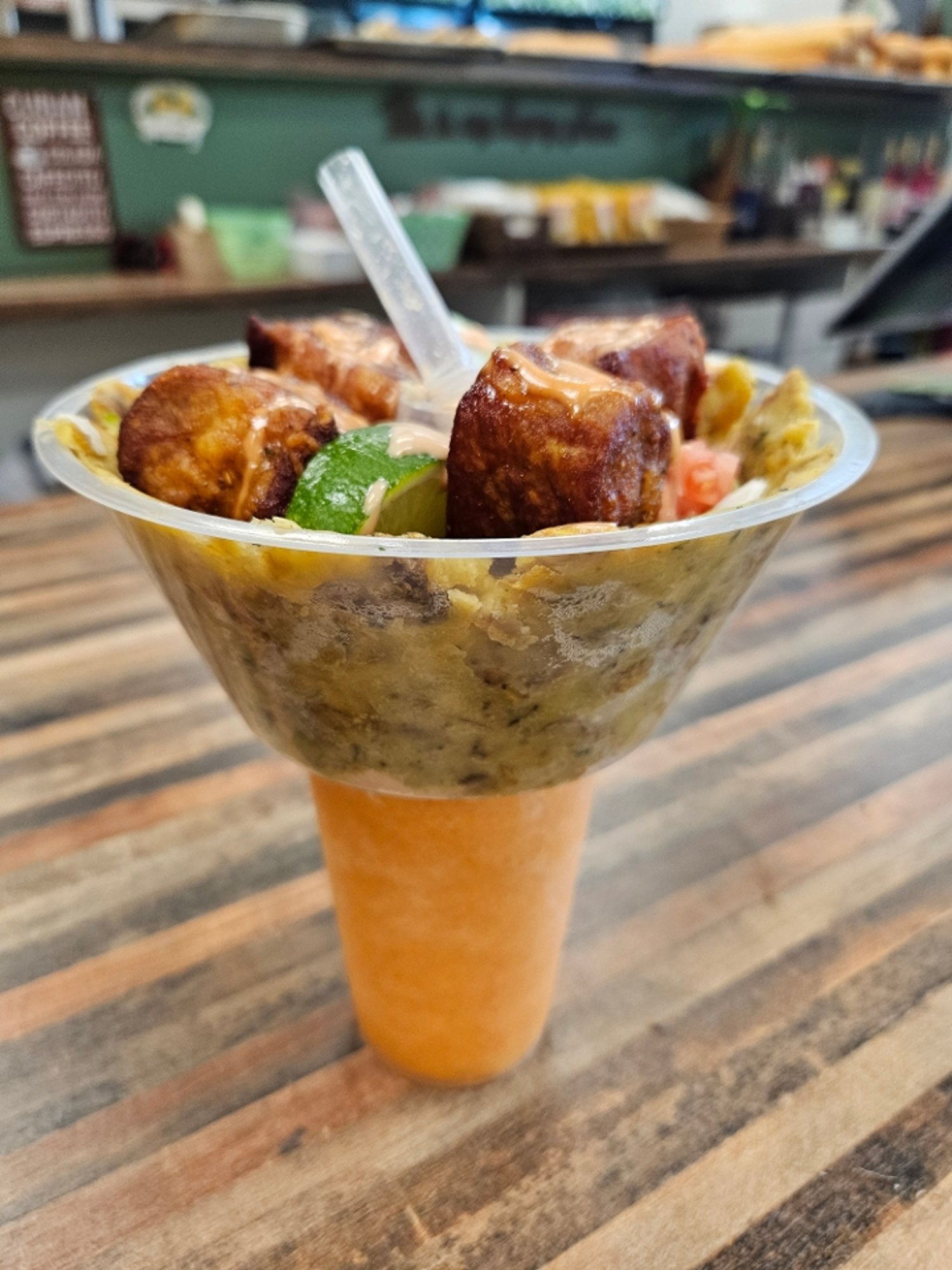 Tropical Therapy/ Mofongo-shake Combo