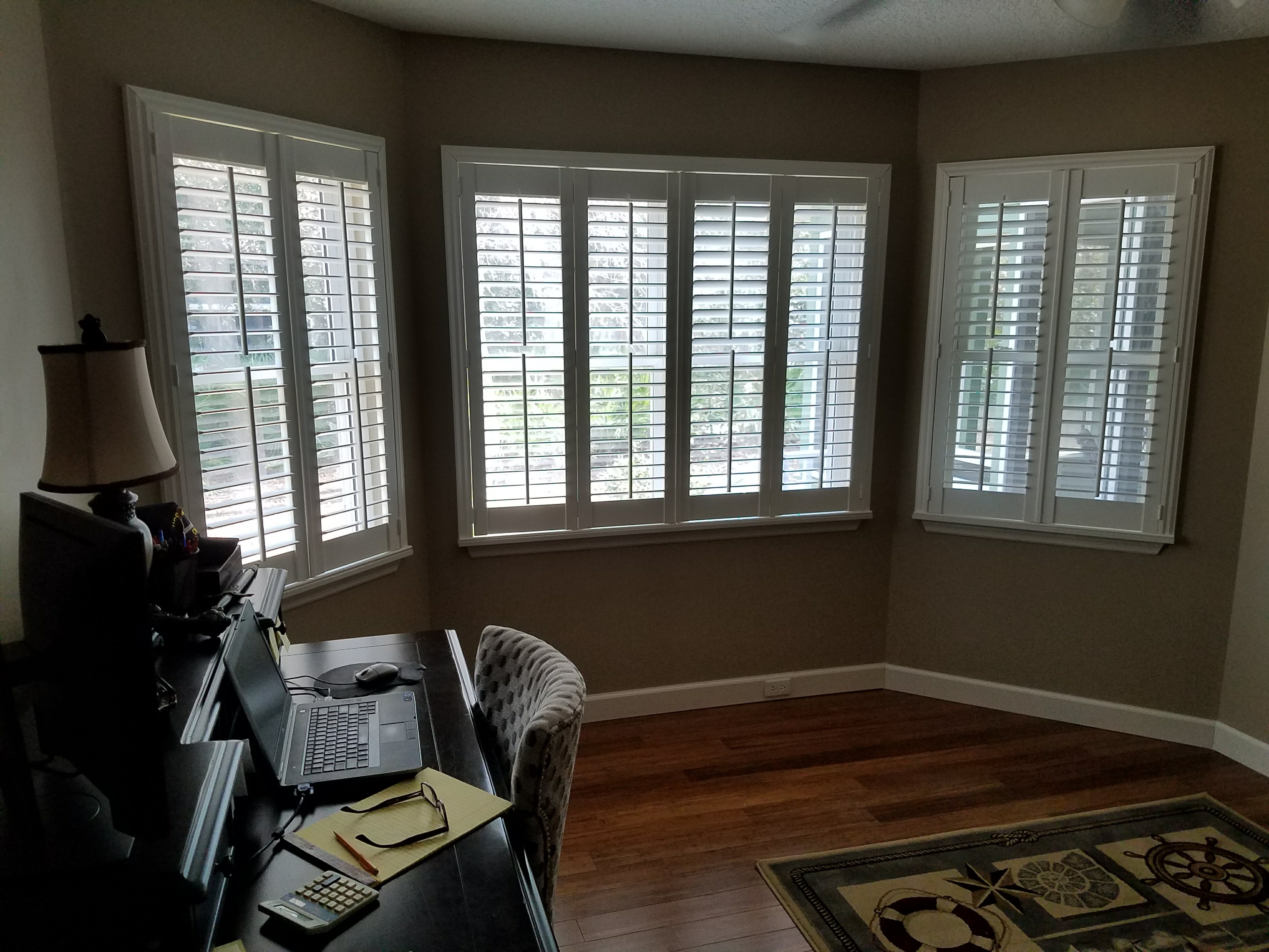 Introduce sleek clean lines into a space like this Darien home when you choose Shutters by Budget Blinds of the Coastal Empire!  WindowWednesday  ShutterAtTheBeauty  BudgetBlindsCoastalEmpire  FreeConsultation  Shutters