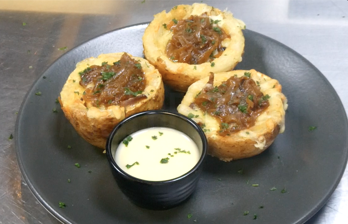 Barbacoa Beef & Cheese Potato Skins