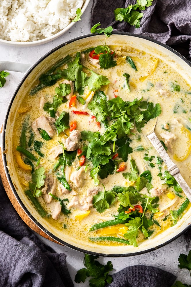 Veg Green curry - Vegan, Gluten free