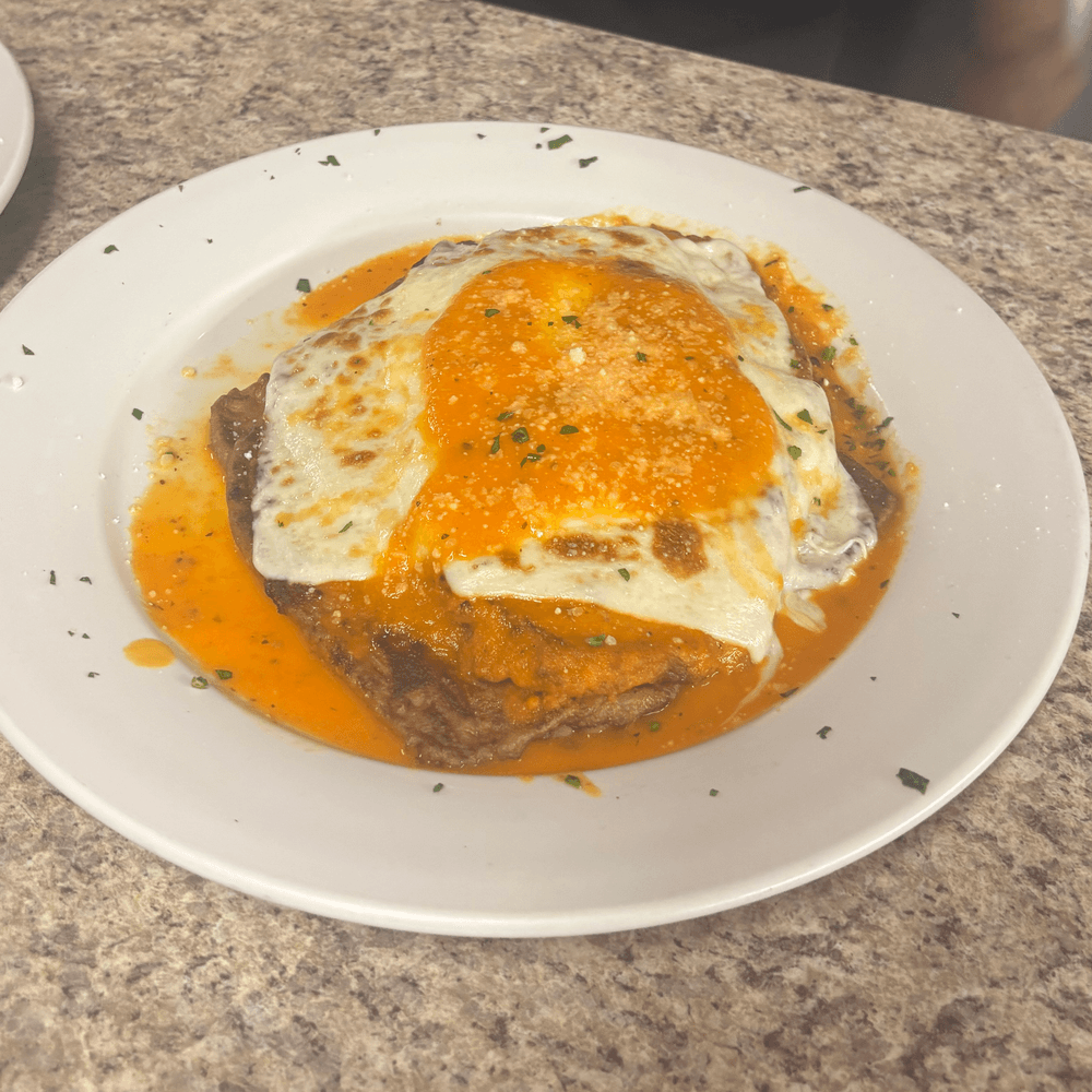 Eggplant Parmigiana Dish
