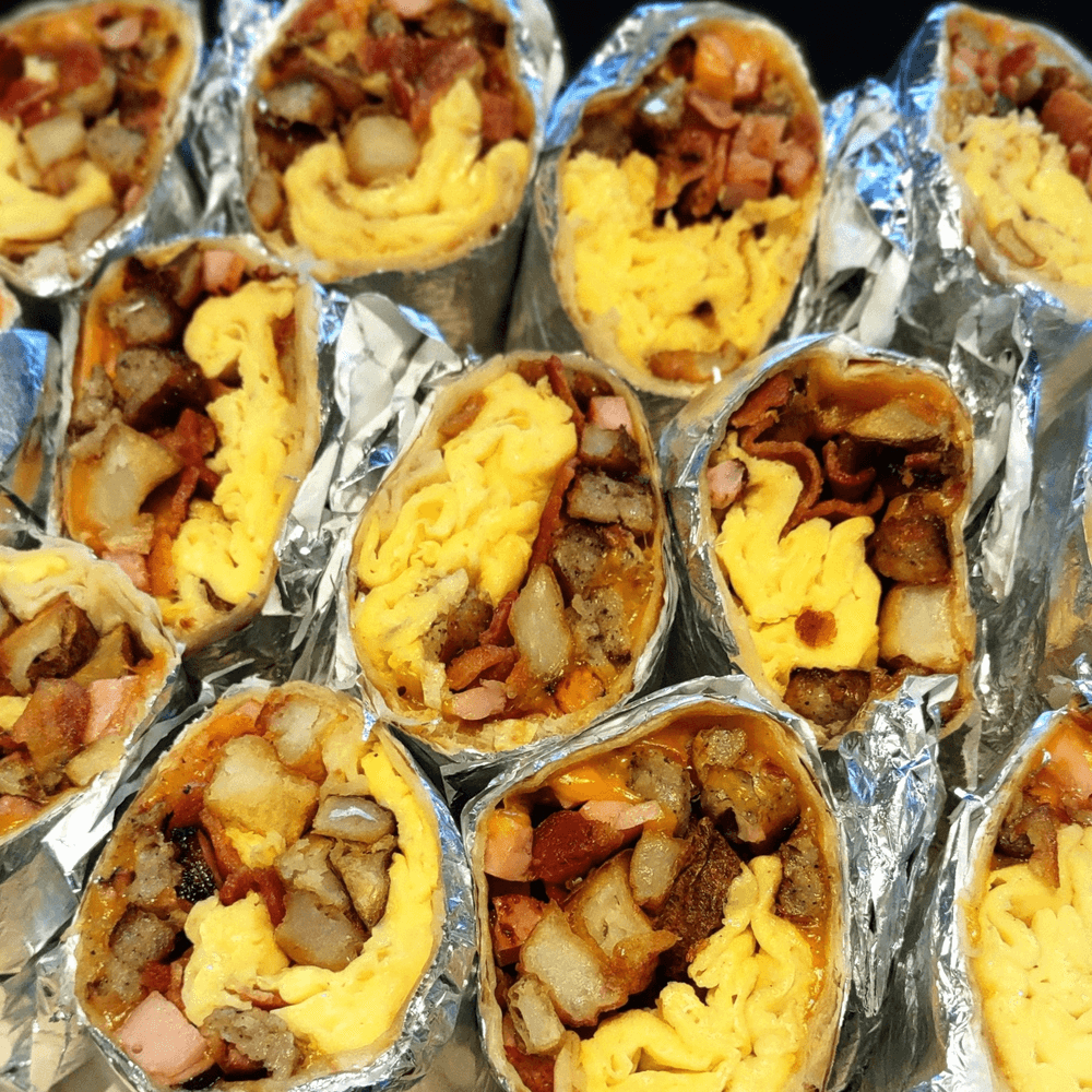 10 Loaded Burritos (catering)