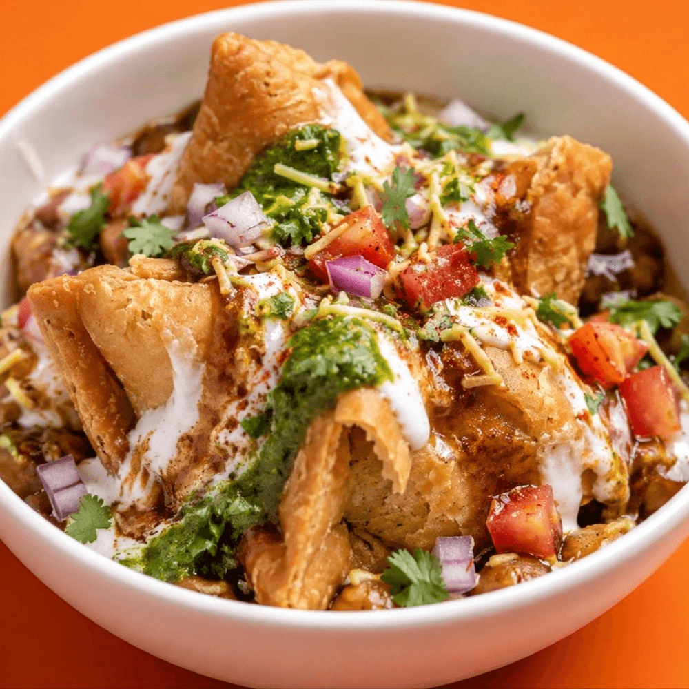 Samosa chaat