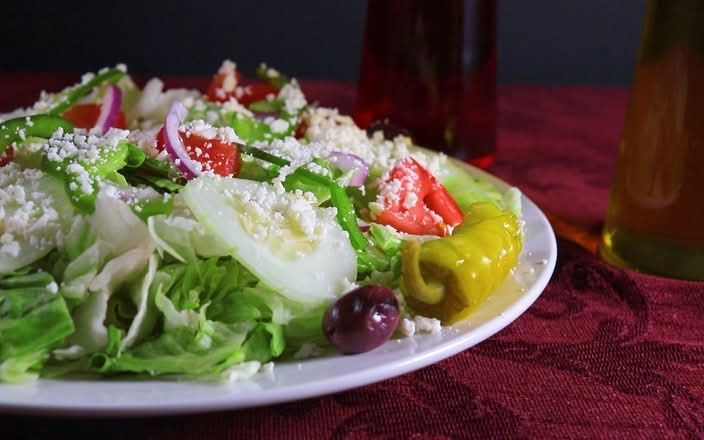 Greek Salad w/ Protien