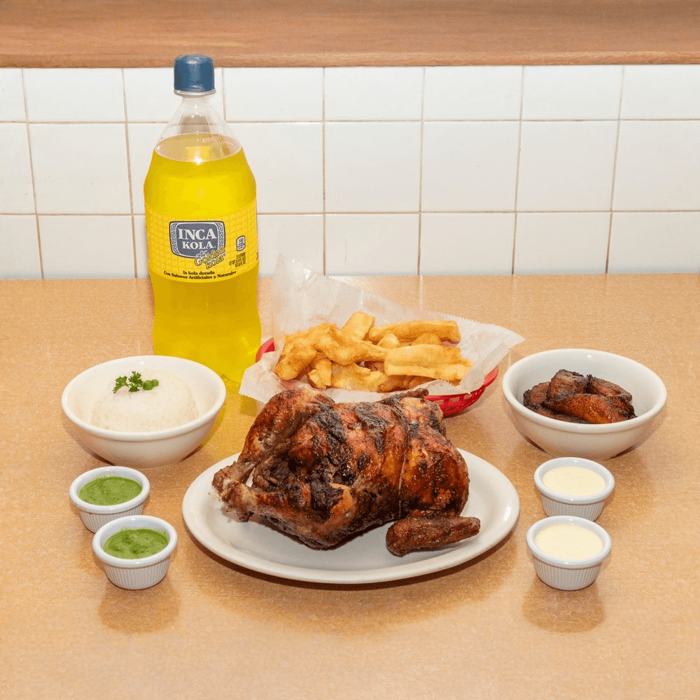Whole Chicken Combo Regular Meat 3 Side +2lt Inca Cola