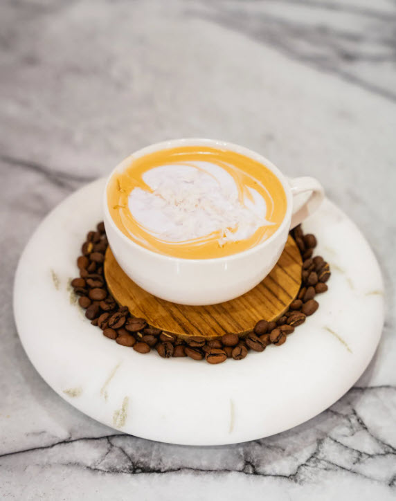 Coconut Taro Latte