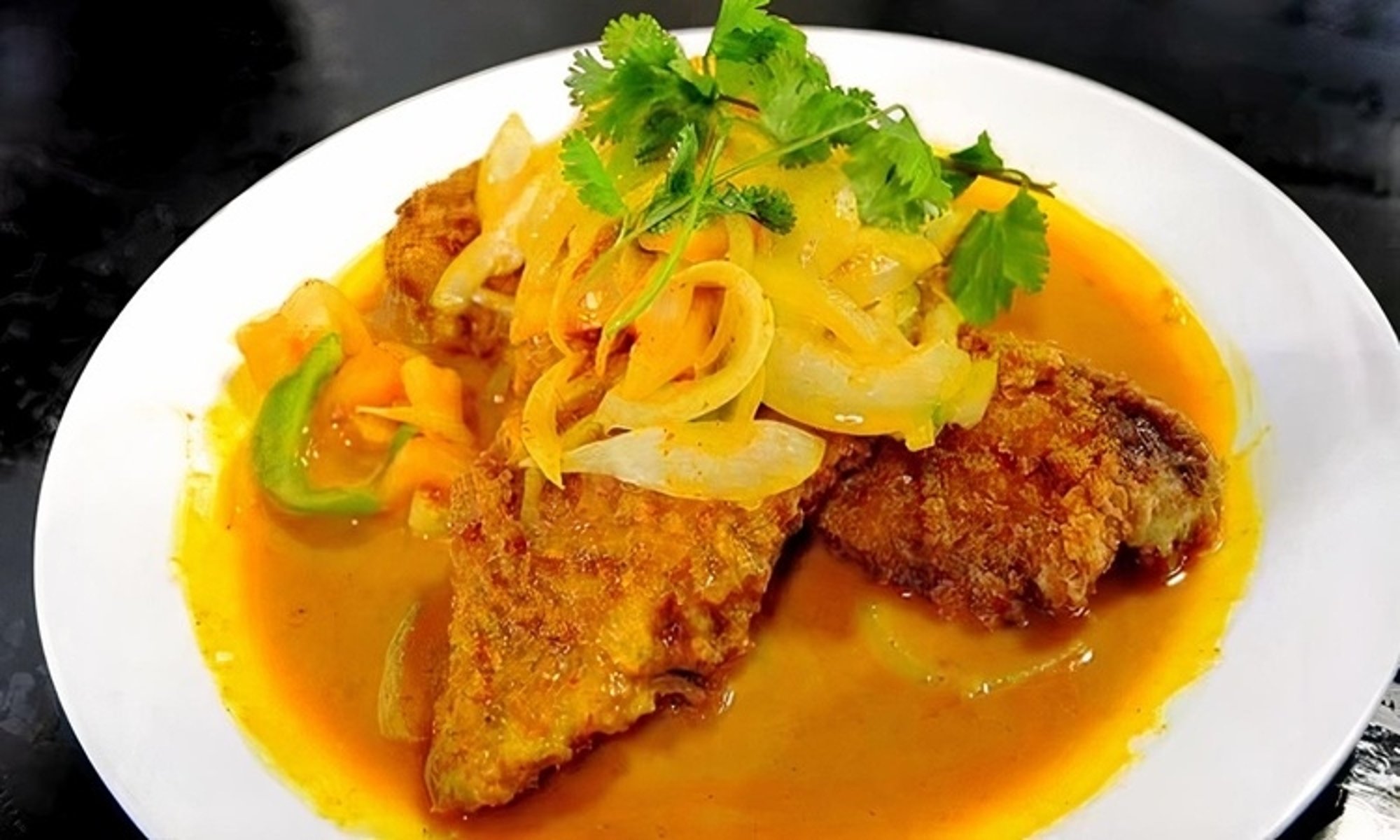 Crispy Snapper Curry