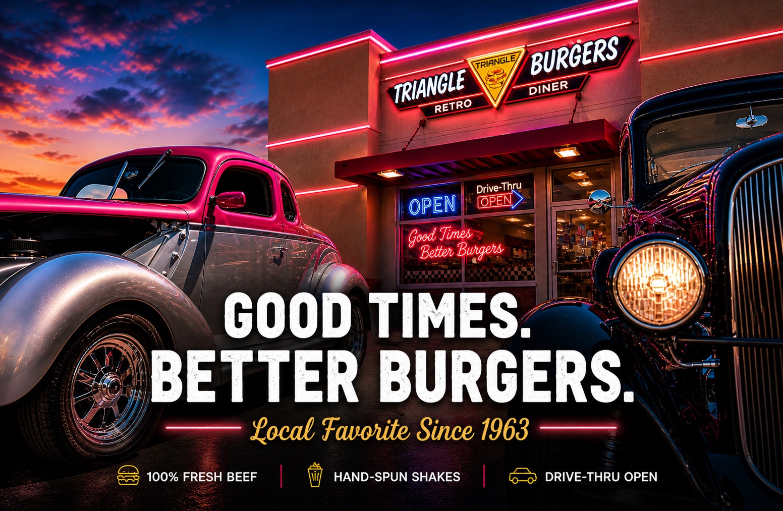 Triangle Drive in
