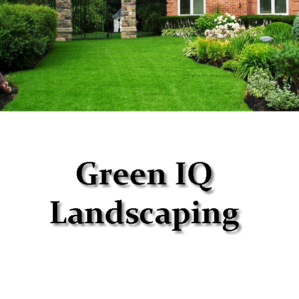 Green IQ Landscaping Logo