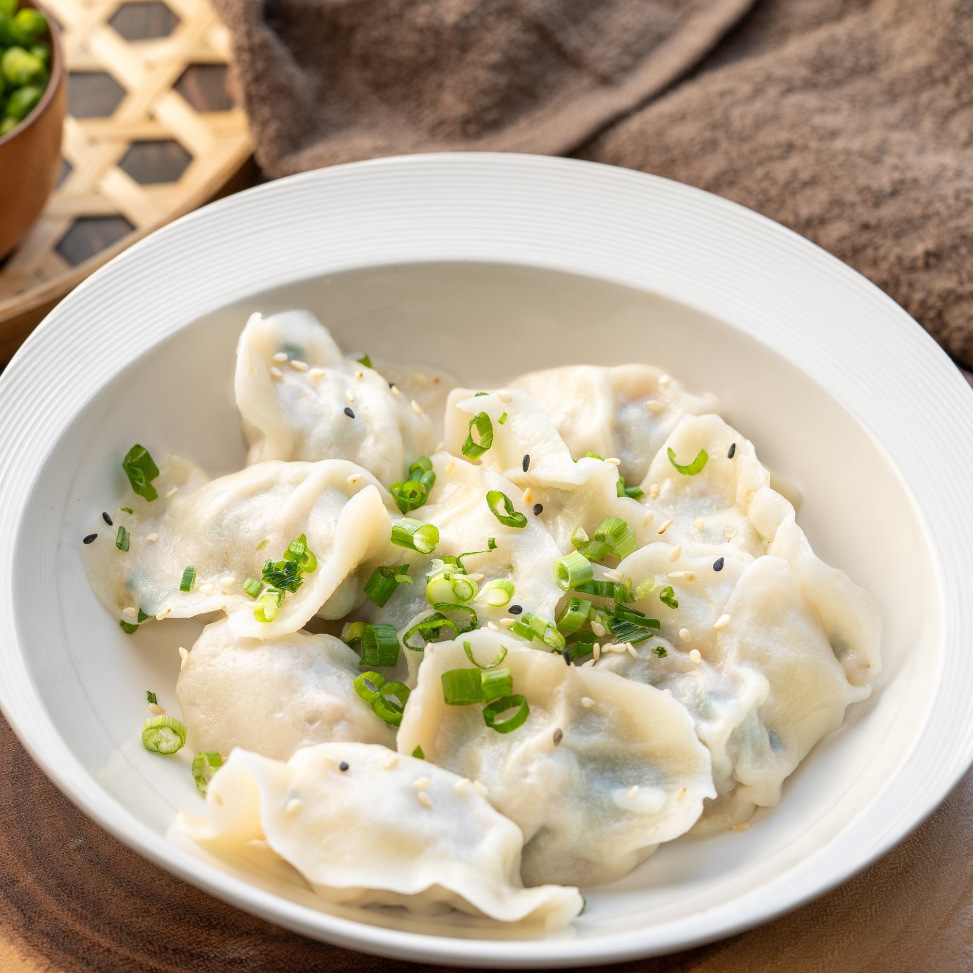 Boiled Pork & Sweet Corn Dumplings