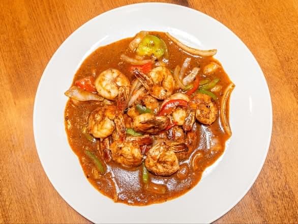 Jerk or Curry Shrimp Lunch