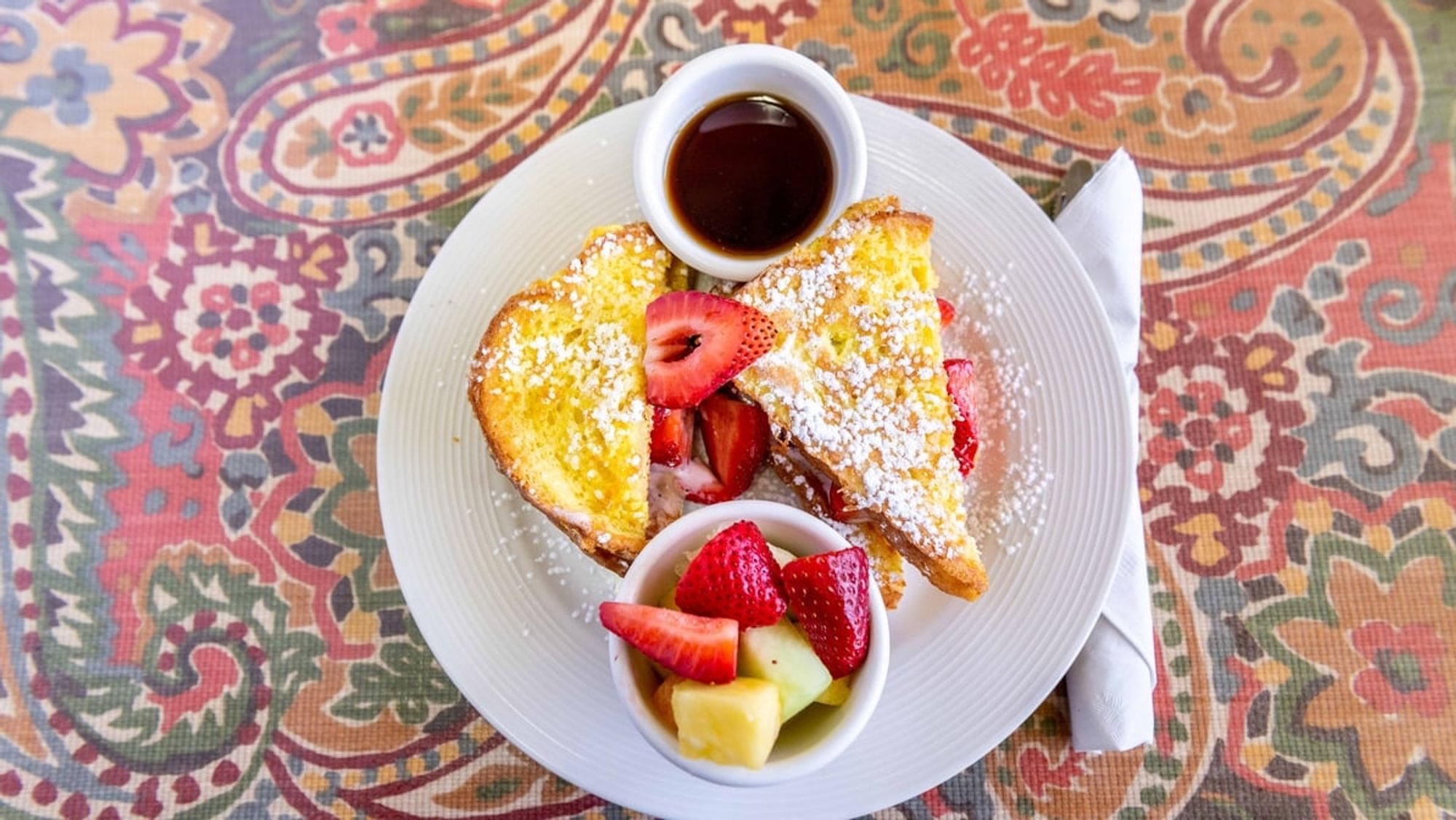 Fresh Strawberry Cream Cheese French Toast