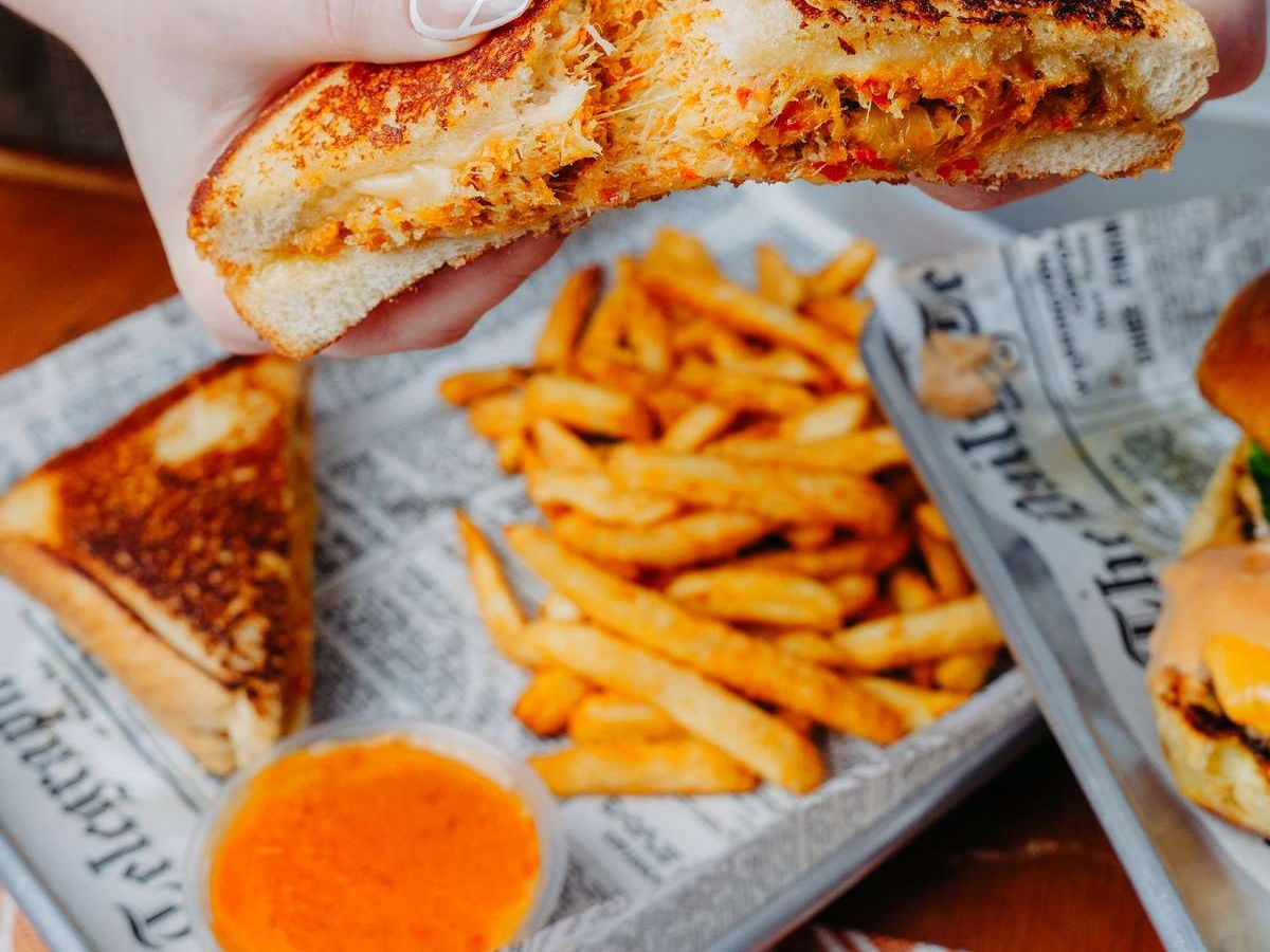 Crab & Gruyere Grilled Cheese