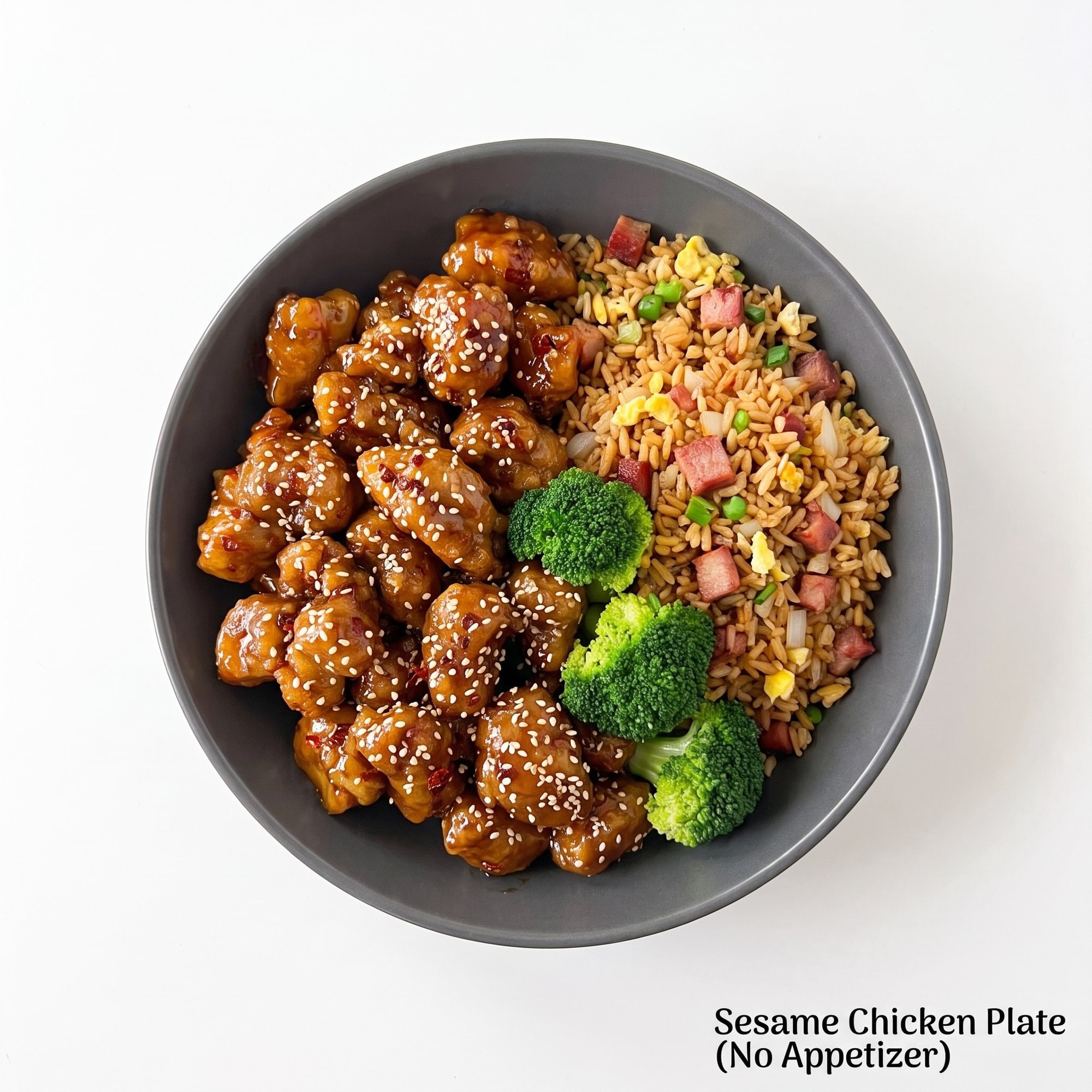Sesame Chicken Plate (No Appetizer)