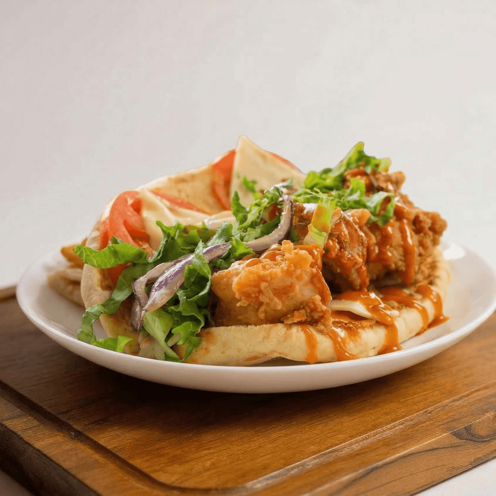 Shrimp Po' Boy Sandwich