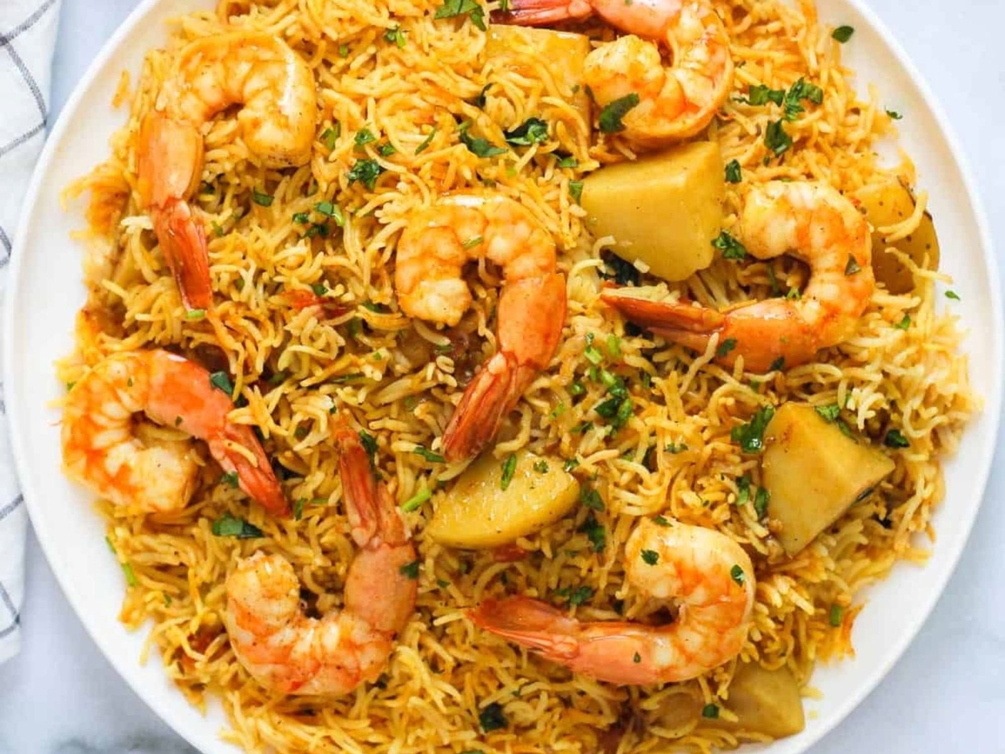Shrimp Biryani