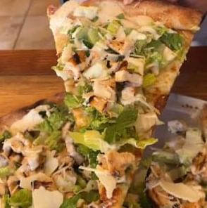 Chicken Caesar Salad Pizza