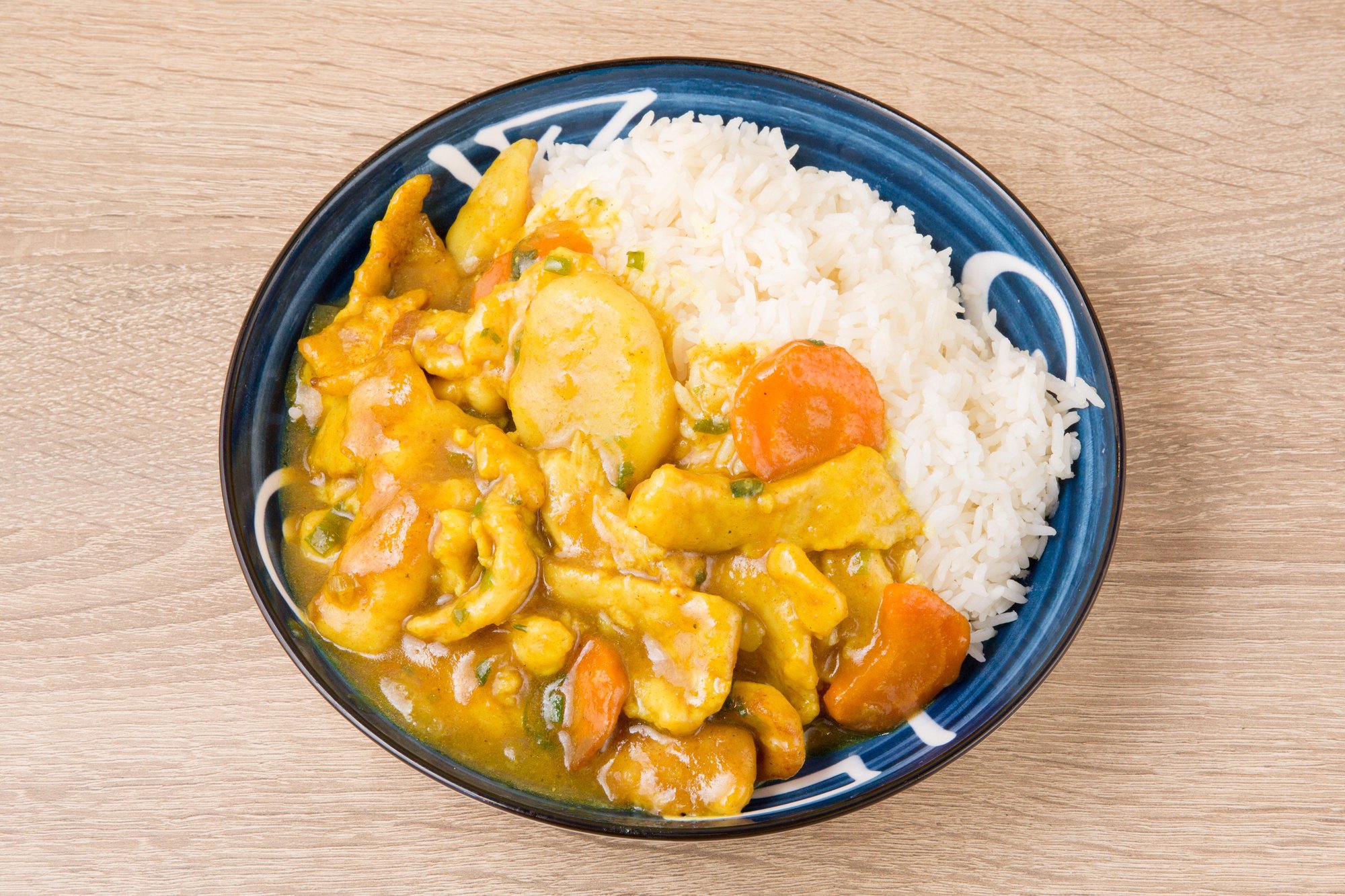 Curry Chicken Over Rice