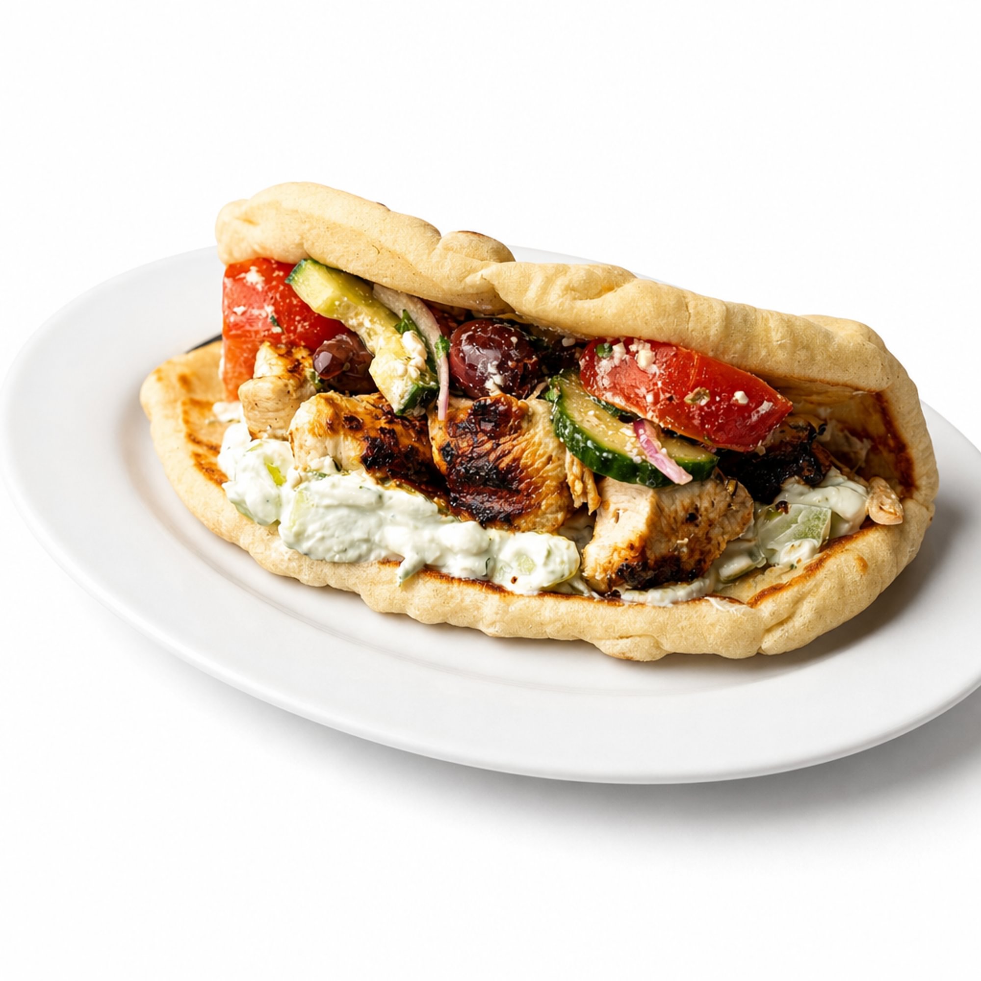 Chicken Souvlaki Sandwich
