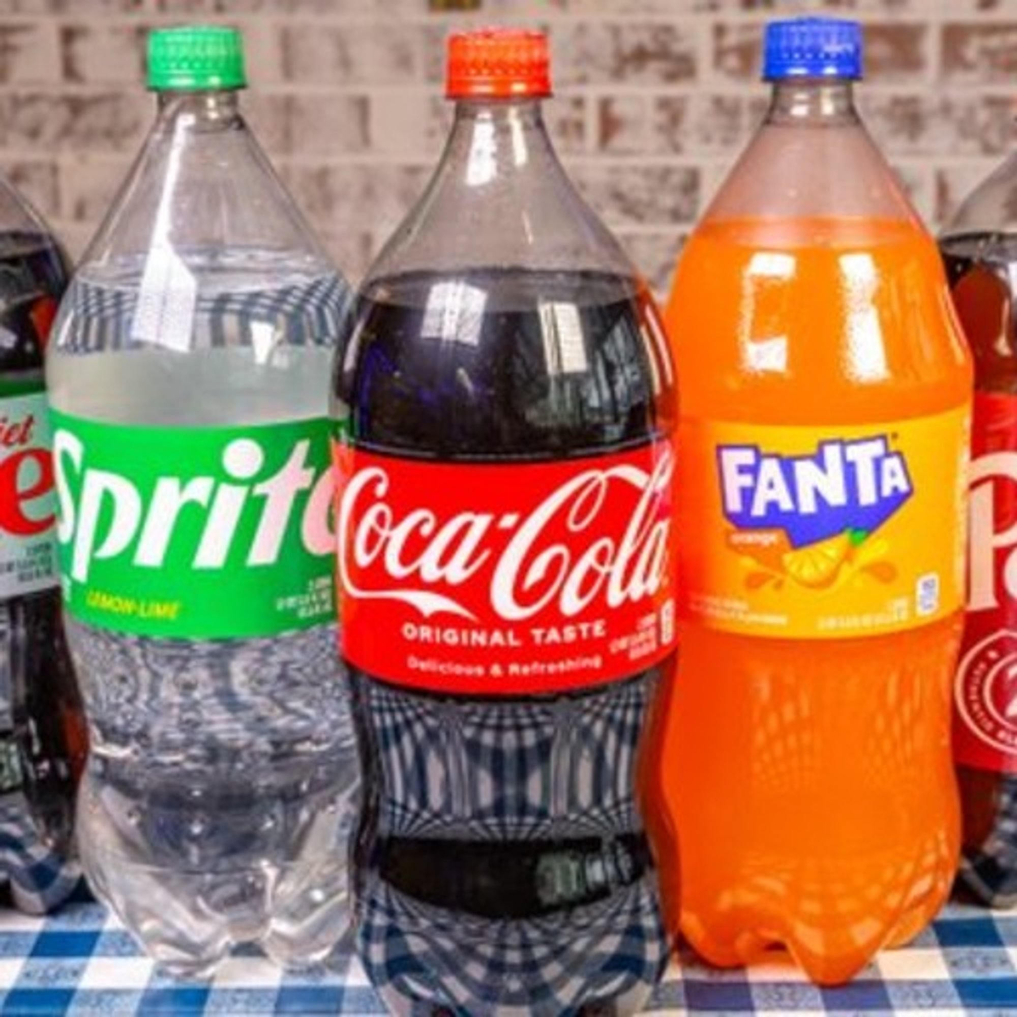 Assorted 2L Soda Bottles
