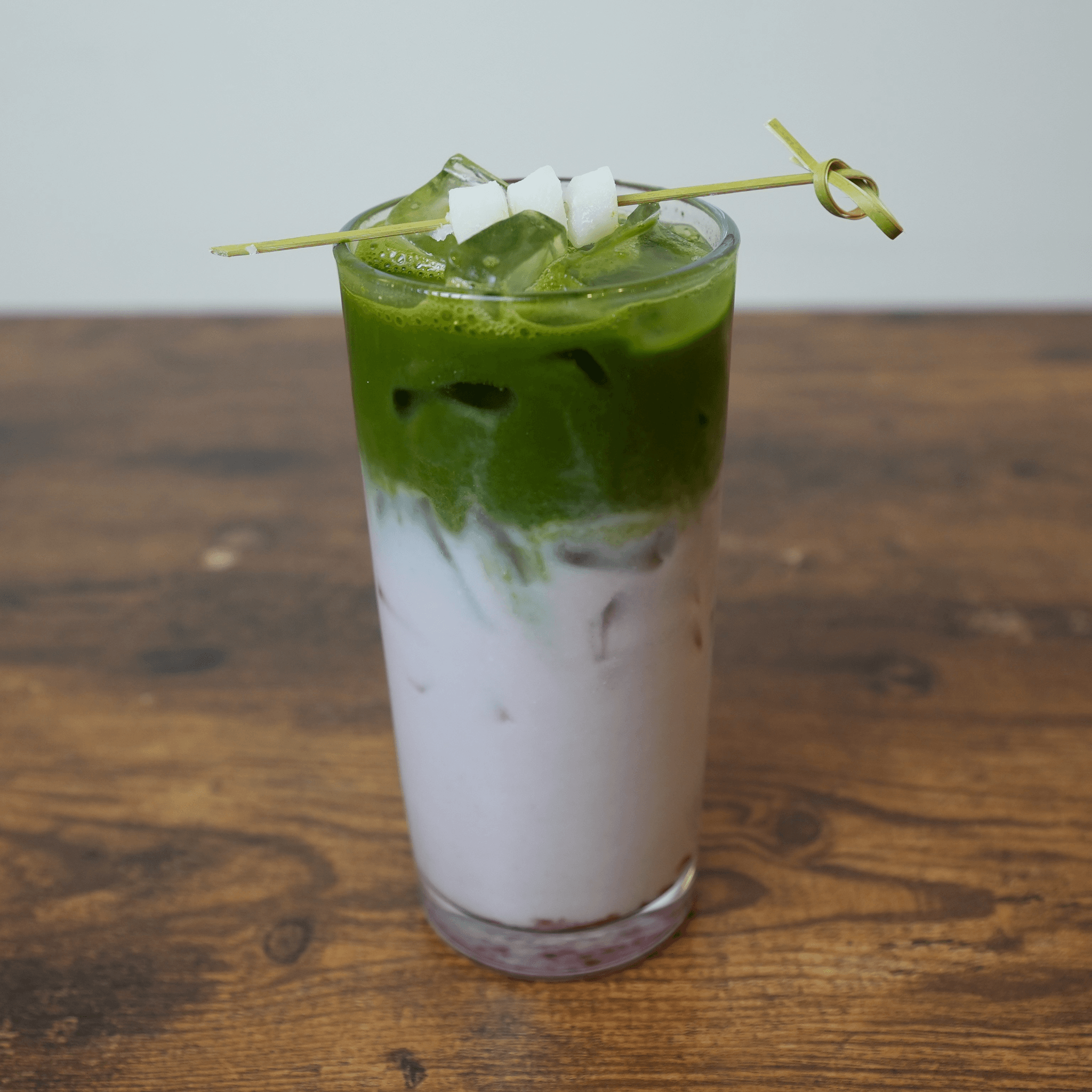 Raspberry Lychee Matcha Latte