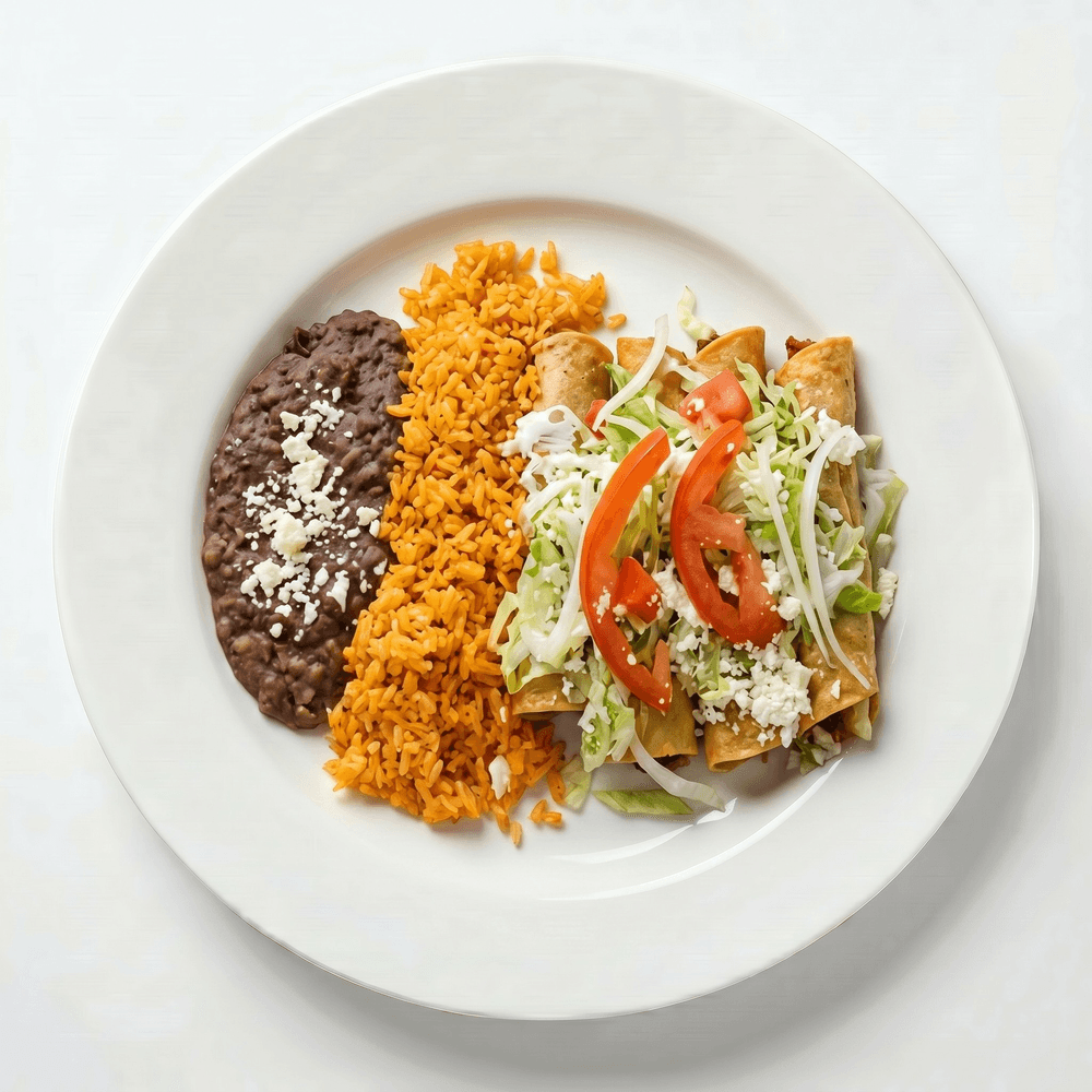 Platillo de Tacos Dorados