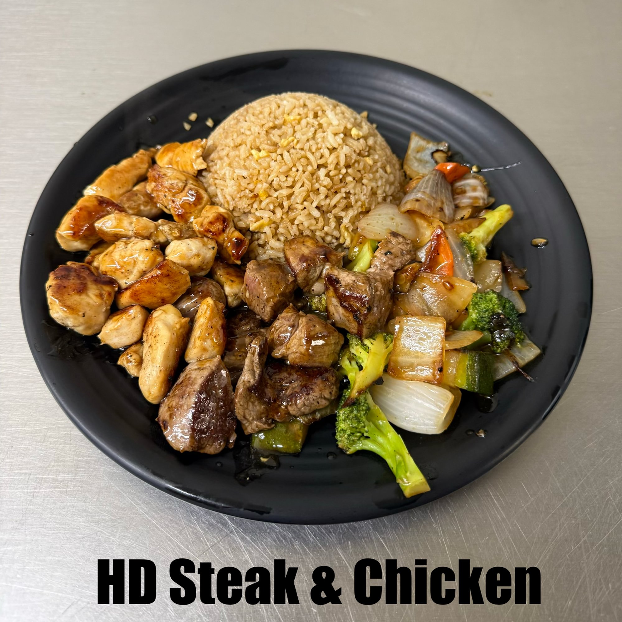 HD14. Hibachi Steak & Chicken