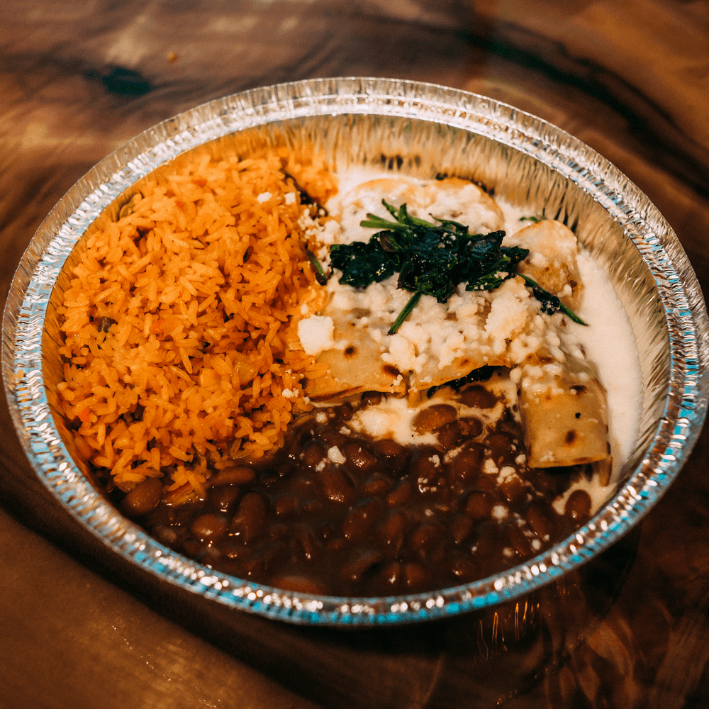 Spinach & Cheese Enchiladas