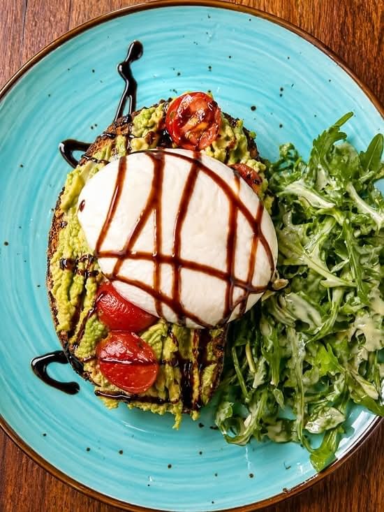 Burrata Caprese Toast