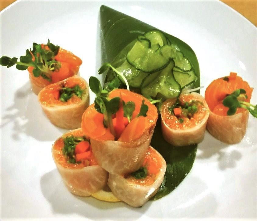 Salmon Radish Wrap