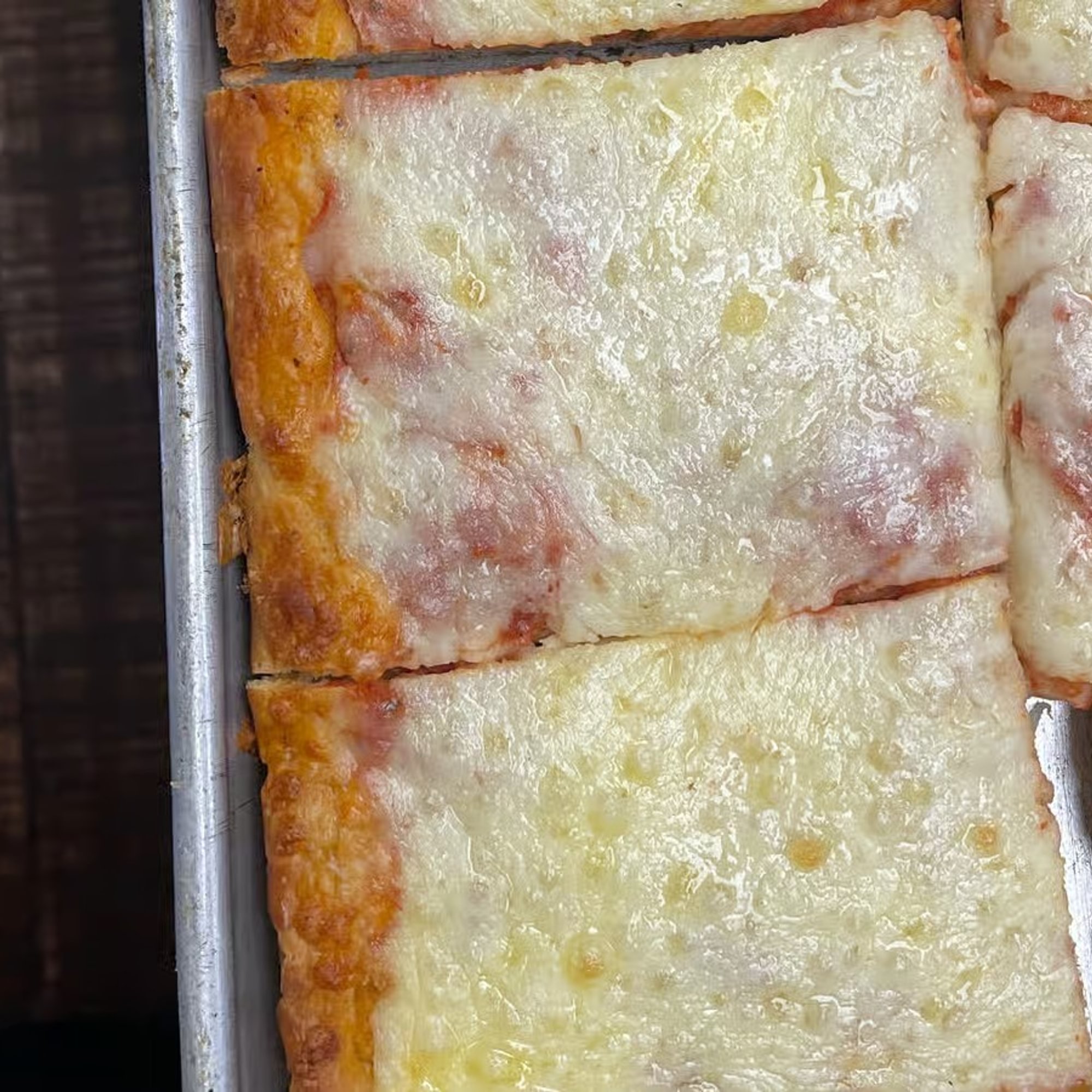 Slice of Sicilian Pizza