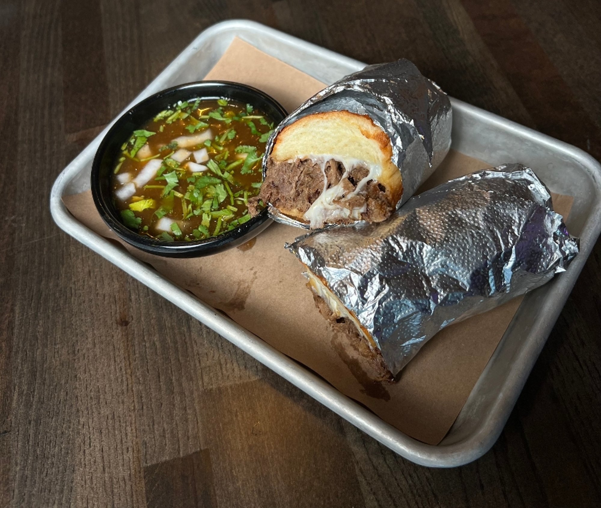 Queso Birria "French Dip"