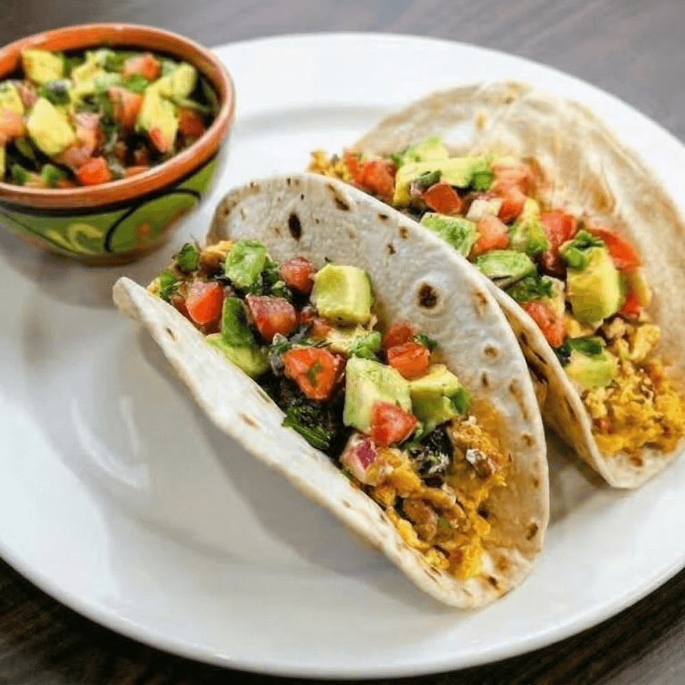 2 Chorizo Breakfast Tacos