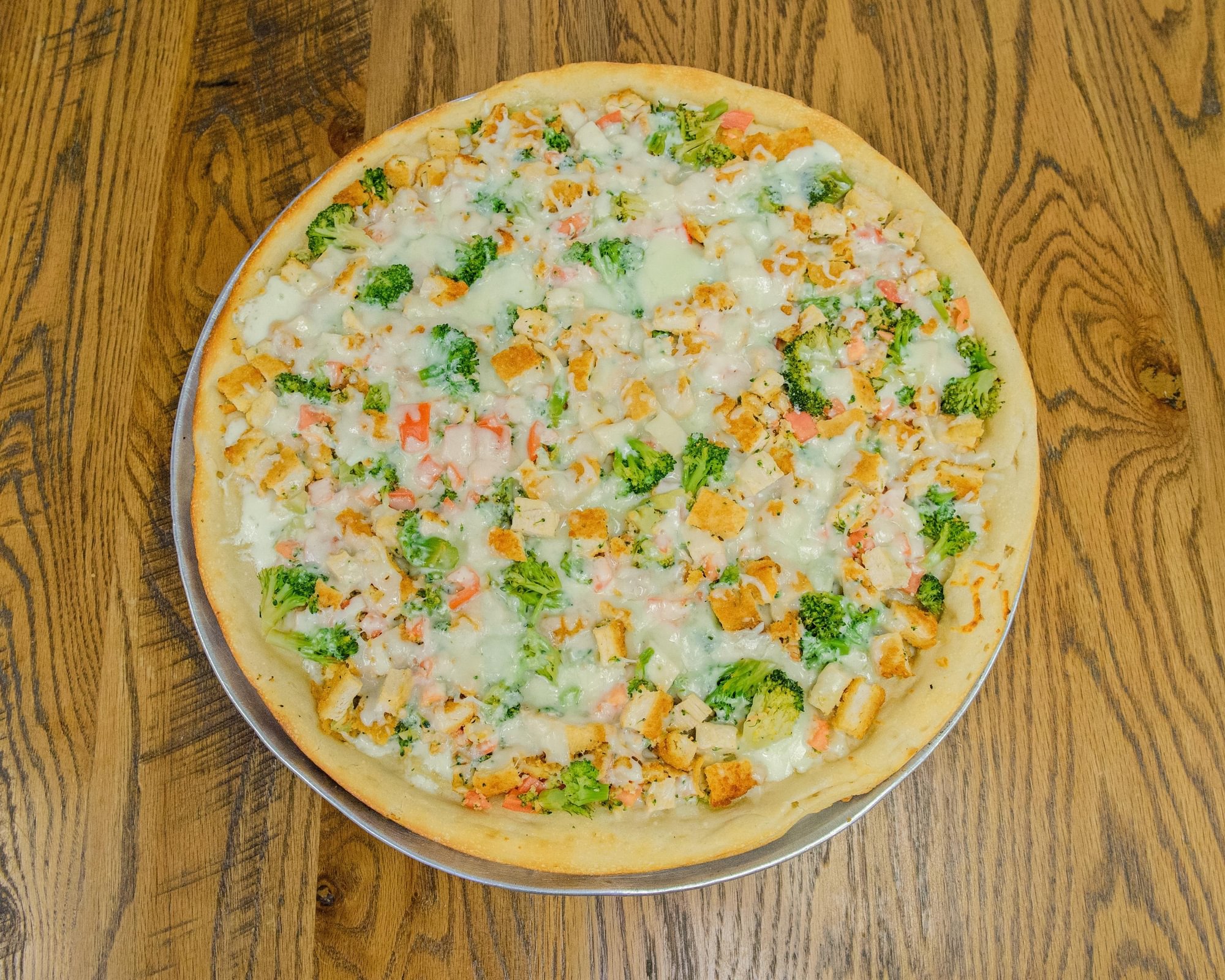 Chicken Broccoli Tomato Pie