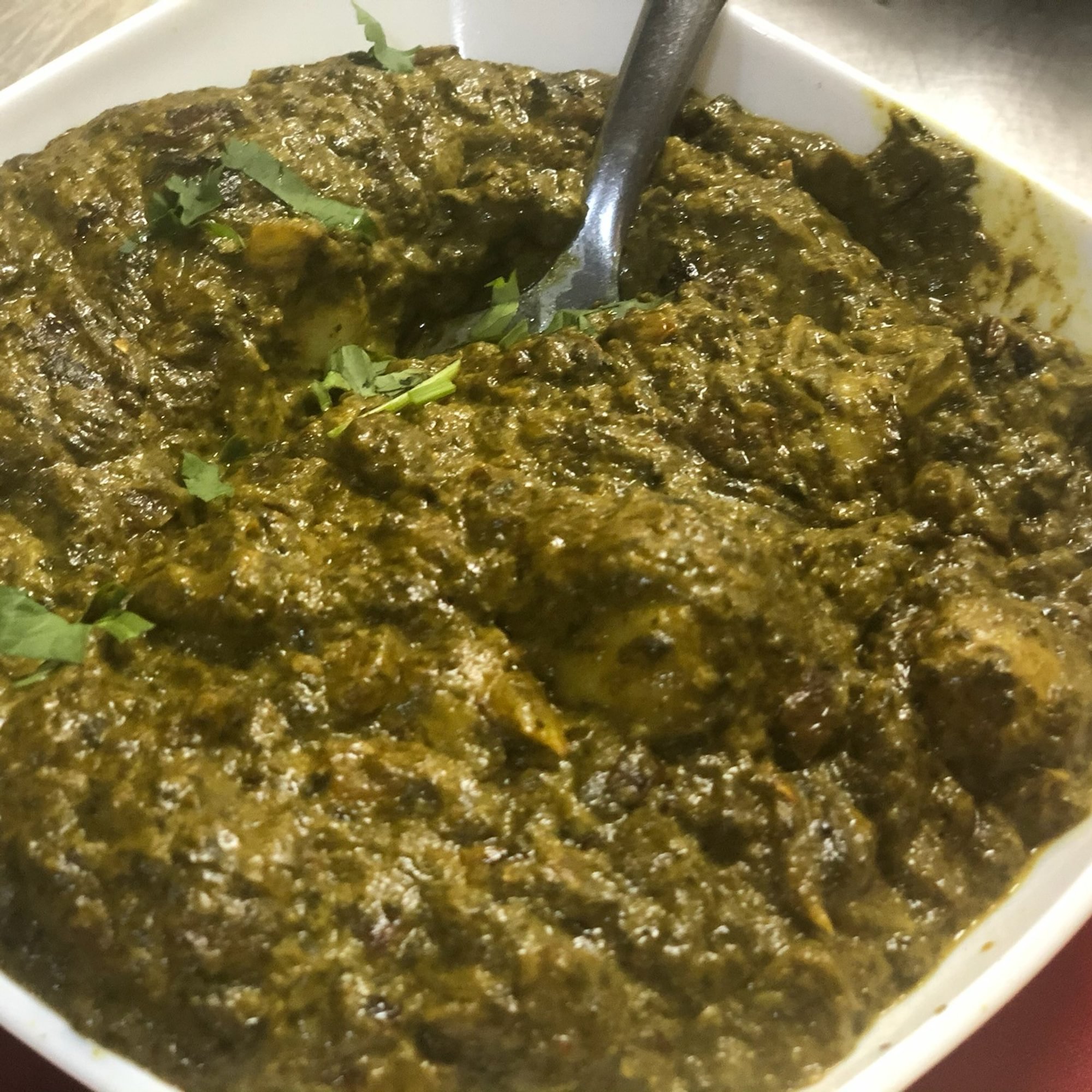 Aloo Palak or Aloo Gobi