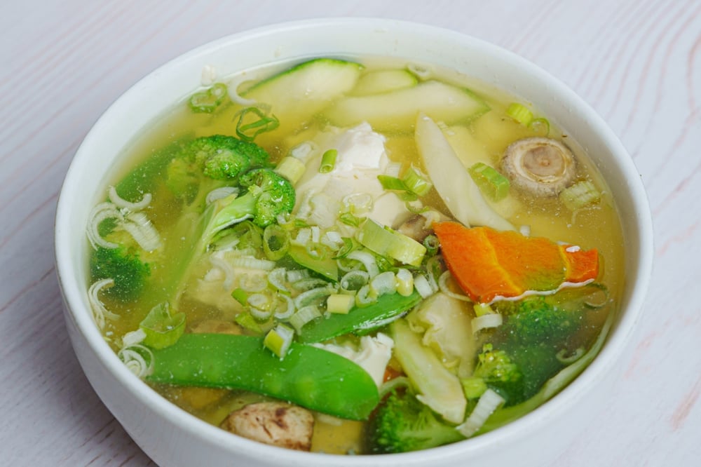 Vegetable Bean Curd Soup