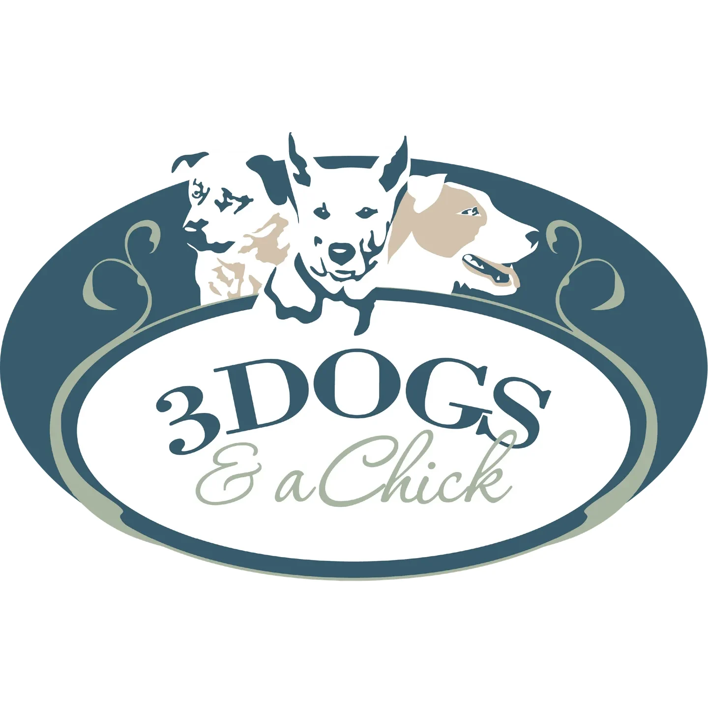 3 Dogs and a Chick