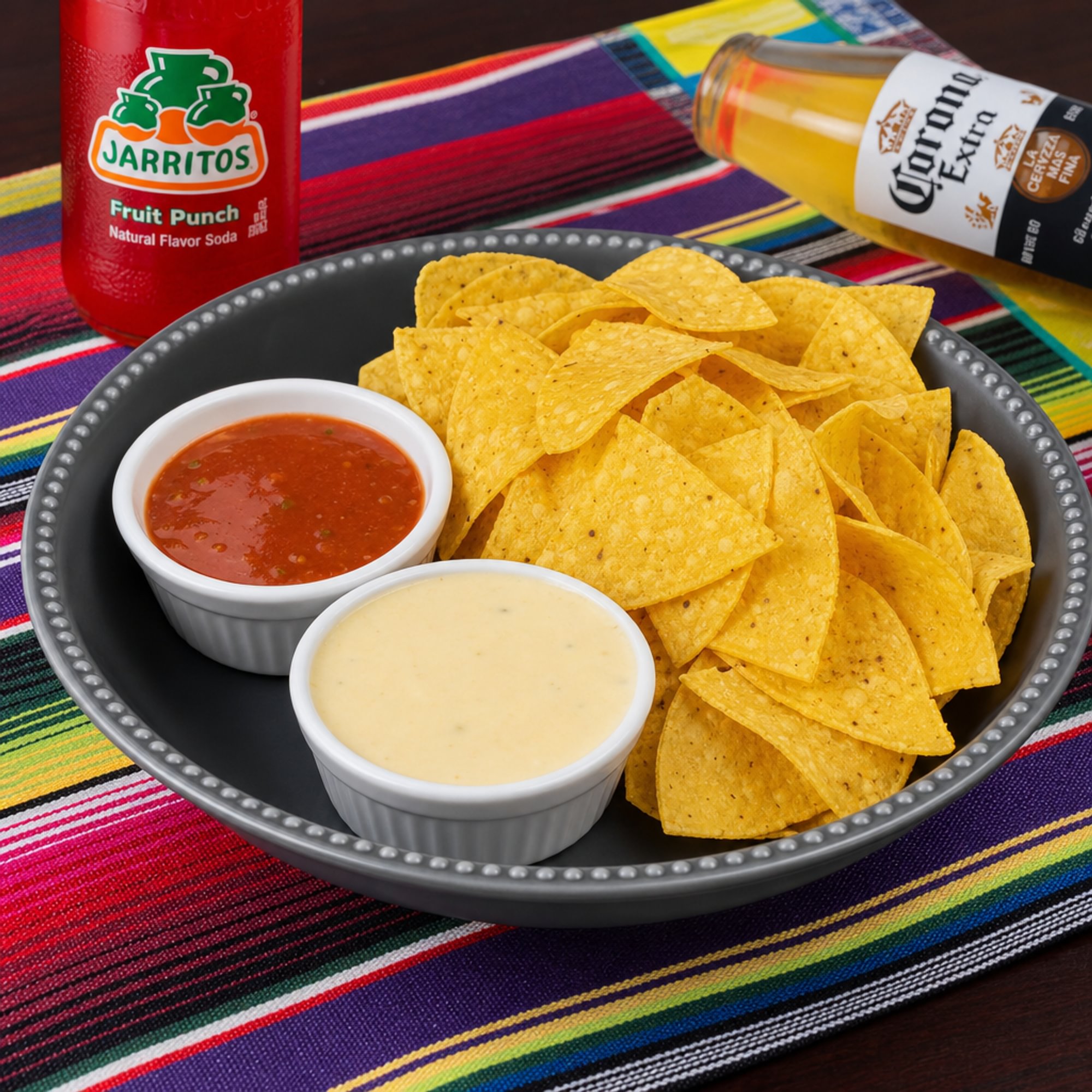 Chips, Salsa and Queso