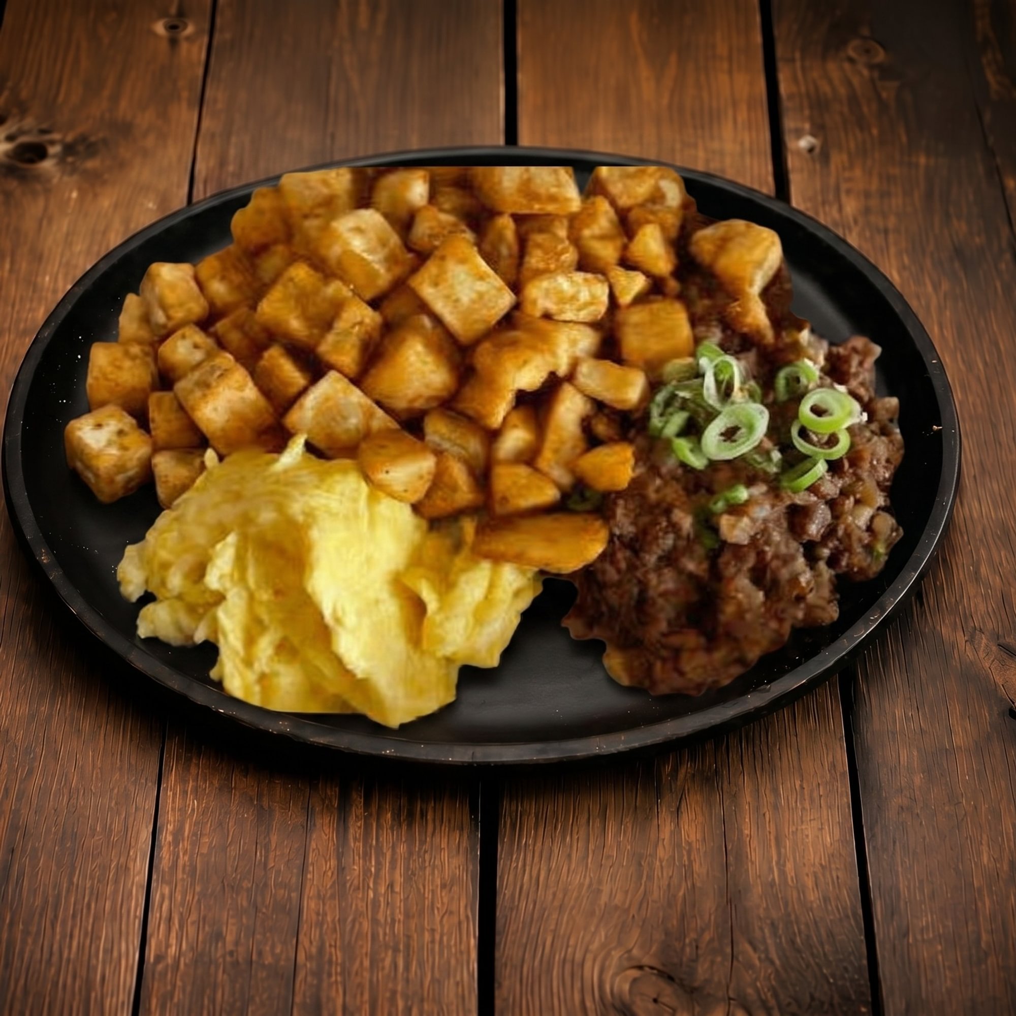Homemade Corned Beef Hash & Eggs