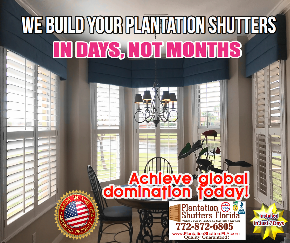 Plantation Shutters Florida Inc Photo