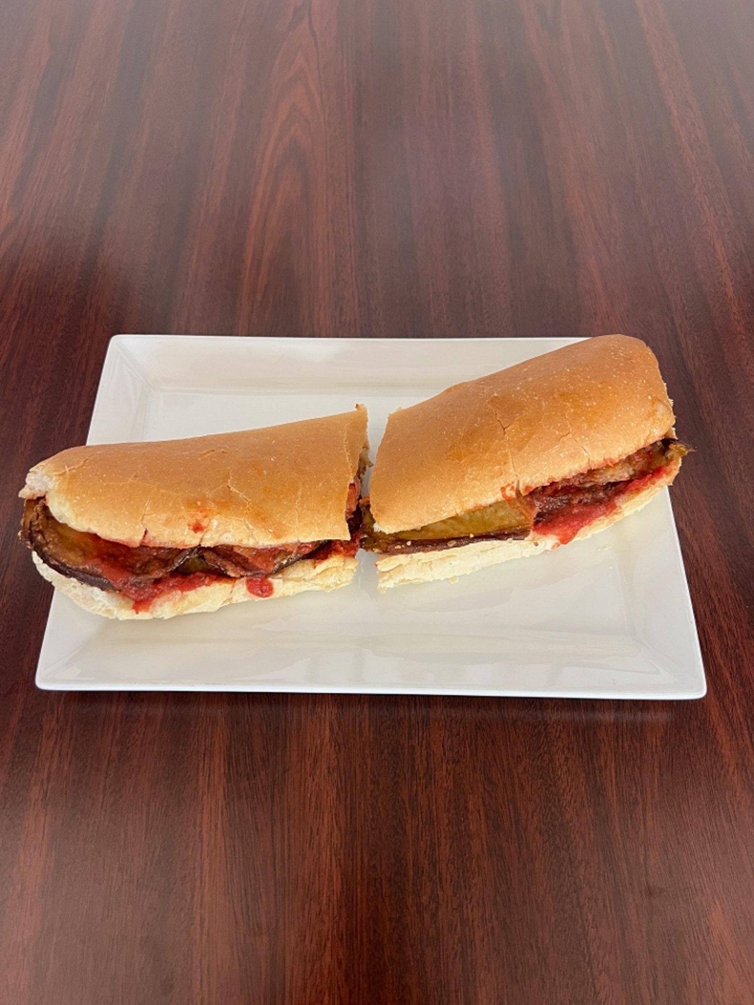 Eggplant Parmesan Grinder