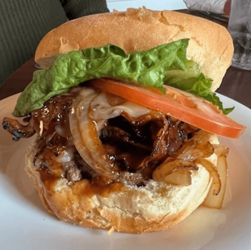 Chris Stapleton Maple Bourbon Bacon Burger