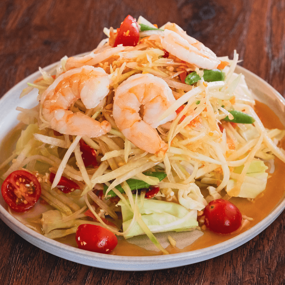 Papaya Salad with Shrimp